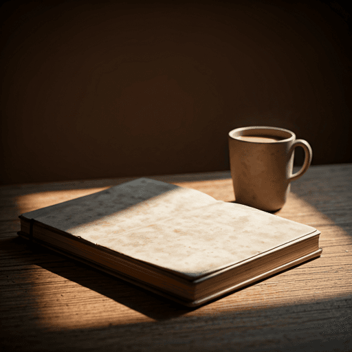 Cafea de specialitate și jurnal pe masă rustică